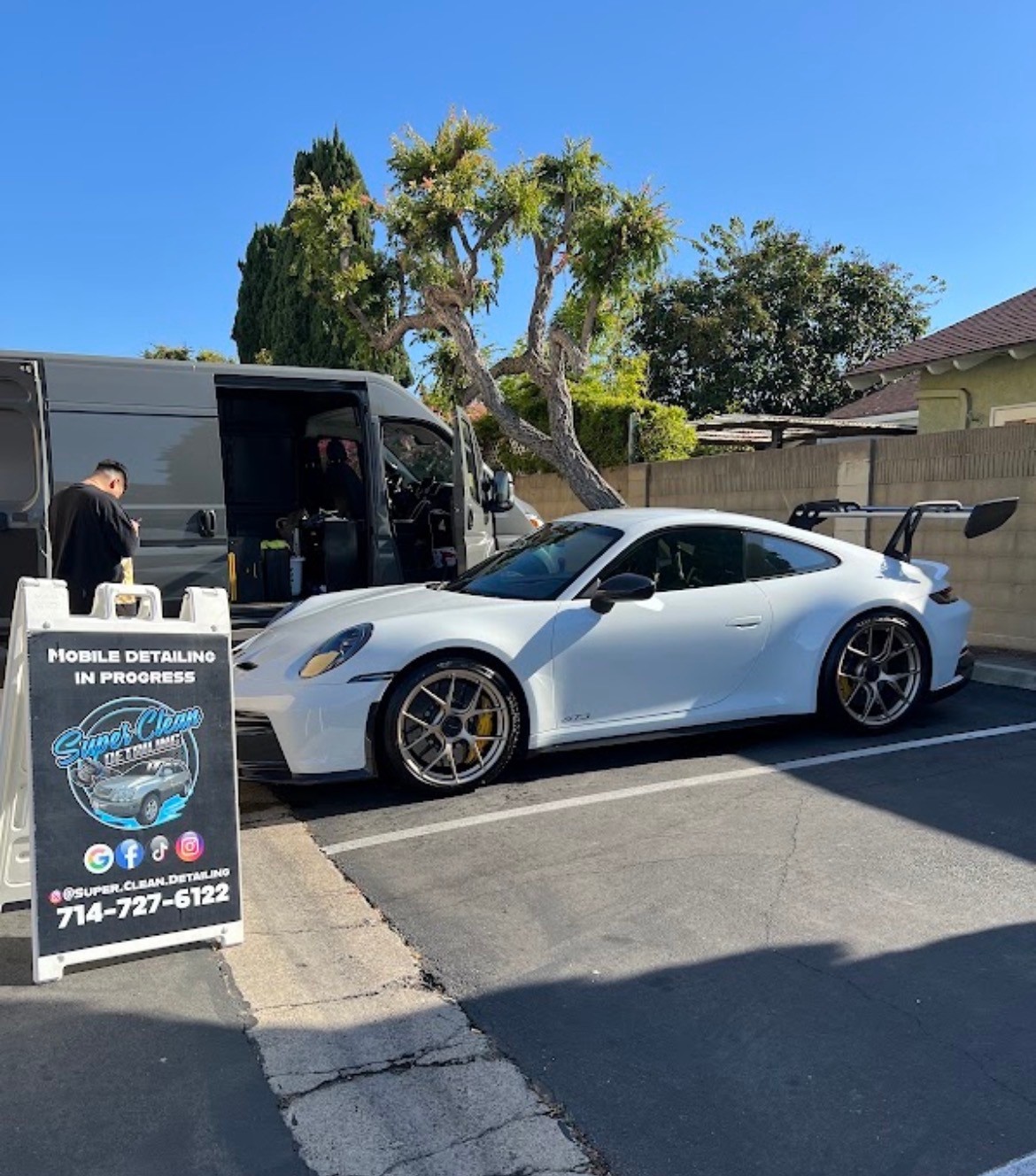 Super Clean Detailing in action