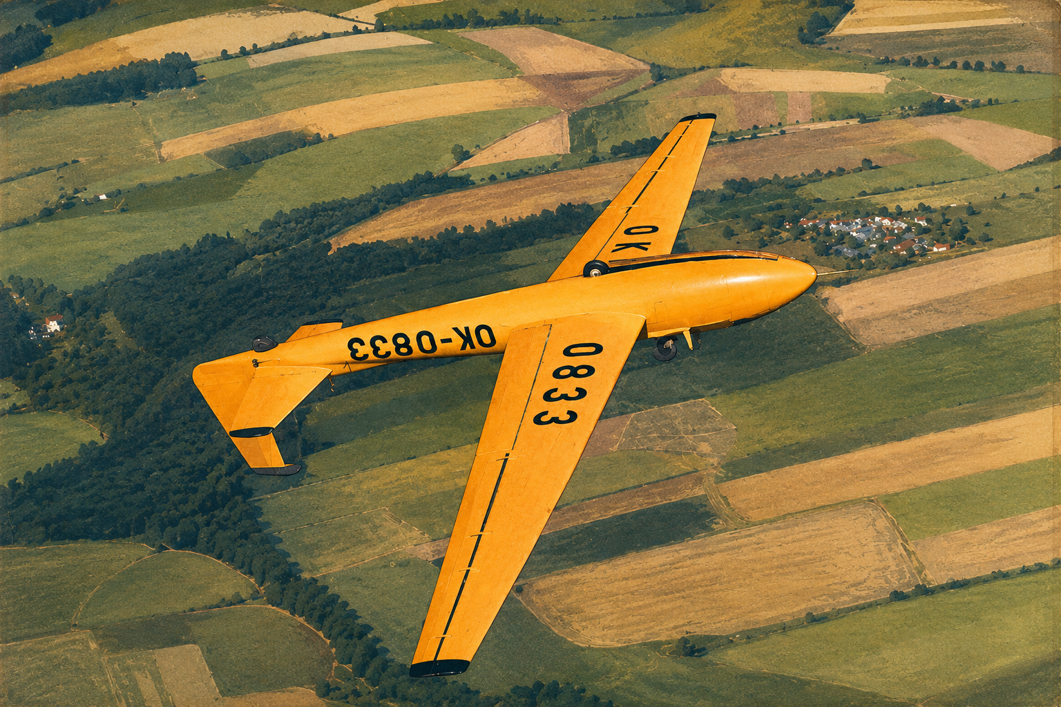 Letov LF-107 Luňák – OK-0833, kdesi nad Vrchlabím