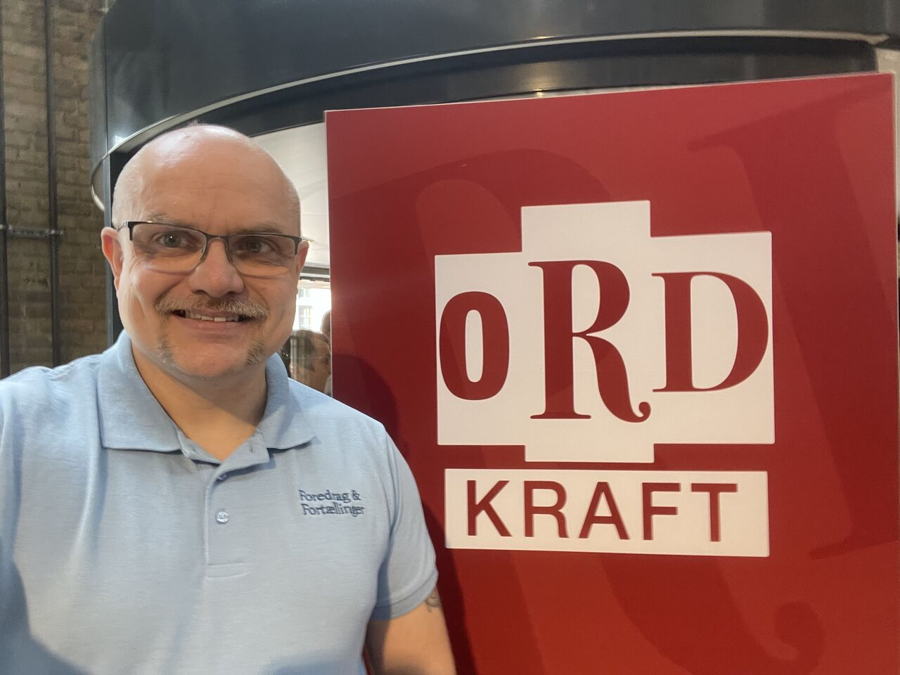 Michel Riise at OrdKraft book festival