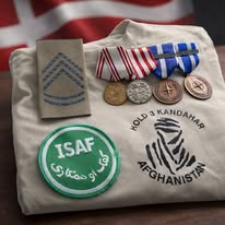Militære udmærkelser og navneskilt fra Afghanistan