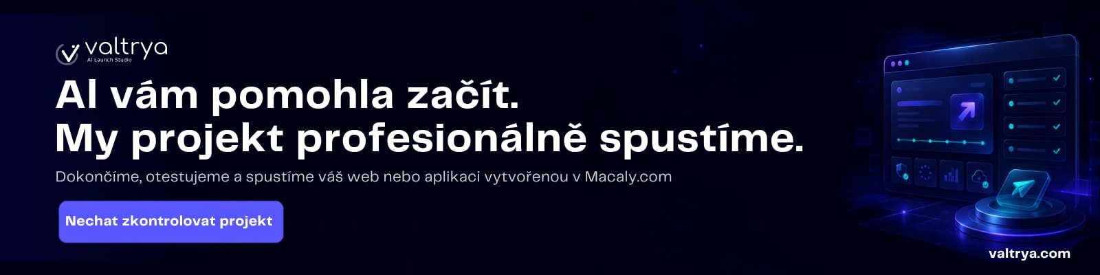 Reklamní vizuál Valtrya