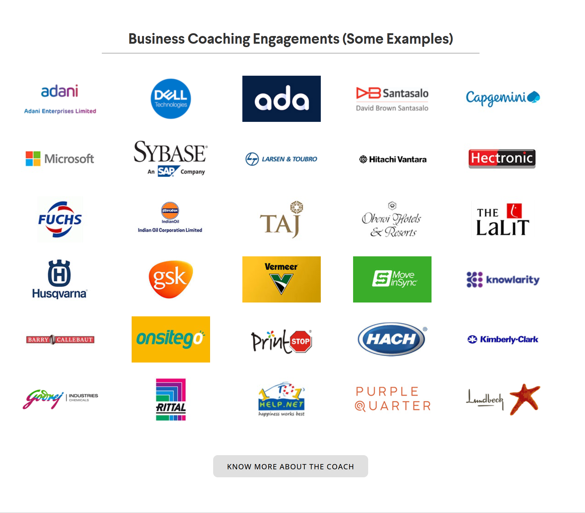 Client Logos - Companies we have worked with