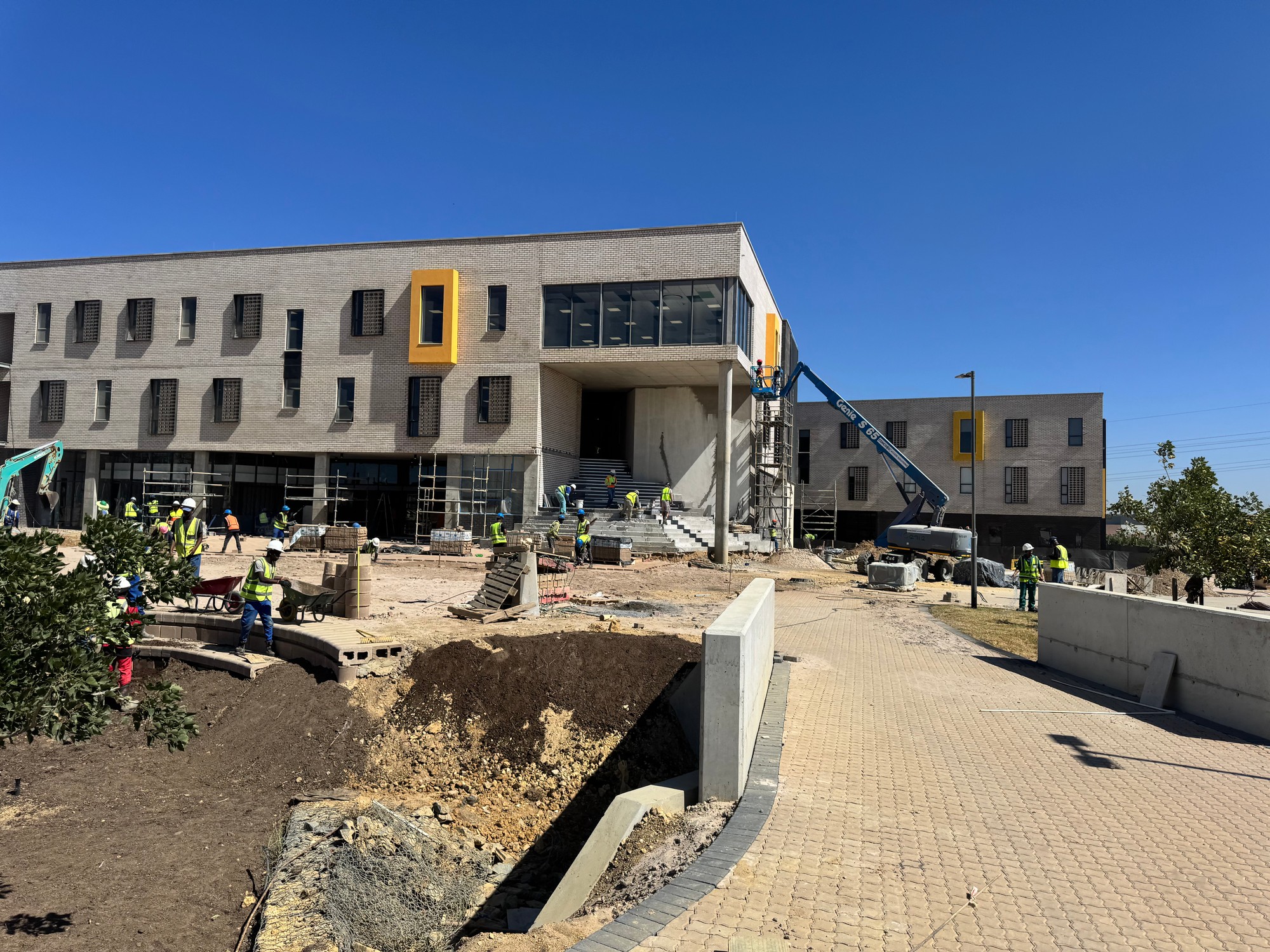 Construction site cleaning