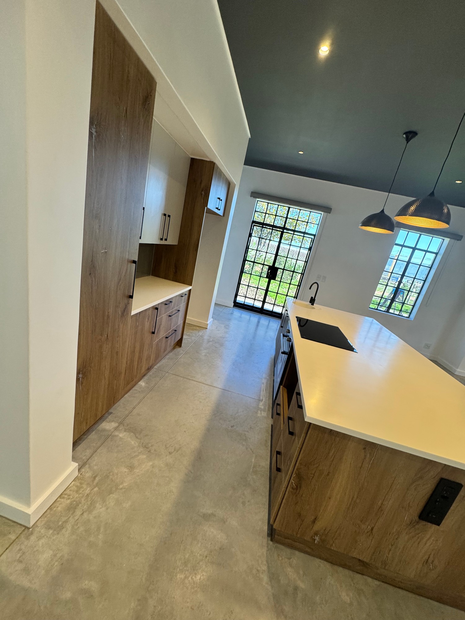 New House Kitchen Island After Clean