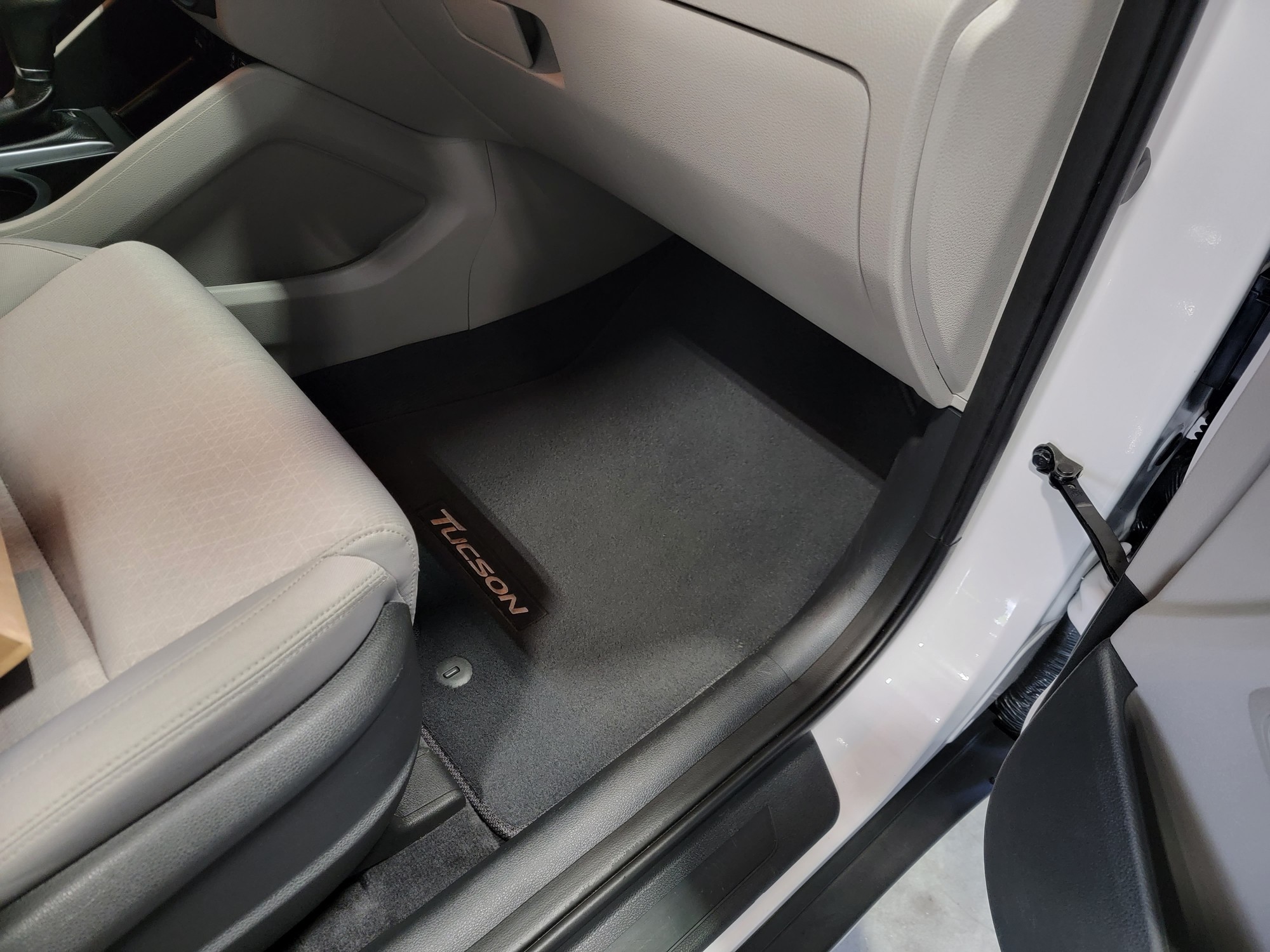 Freshly detailed interior with cleaned carpets and seats at Revival Autoworks