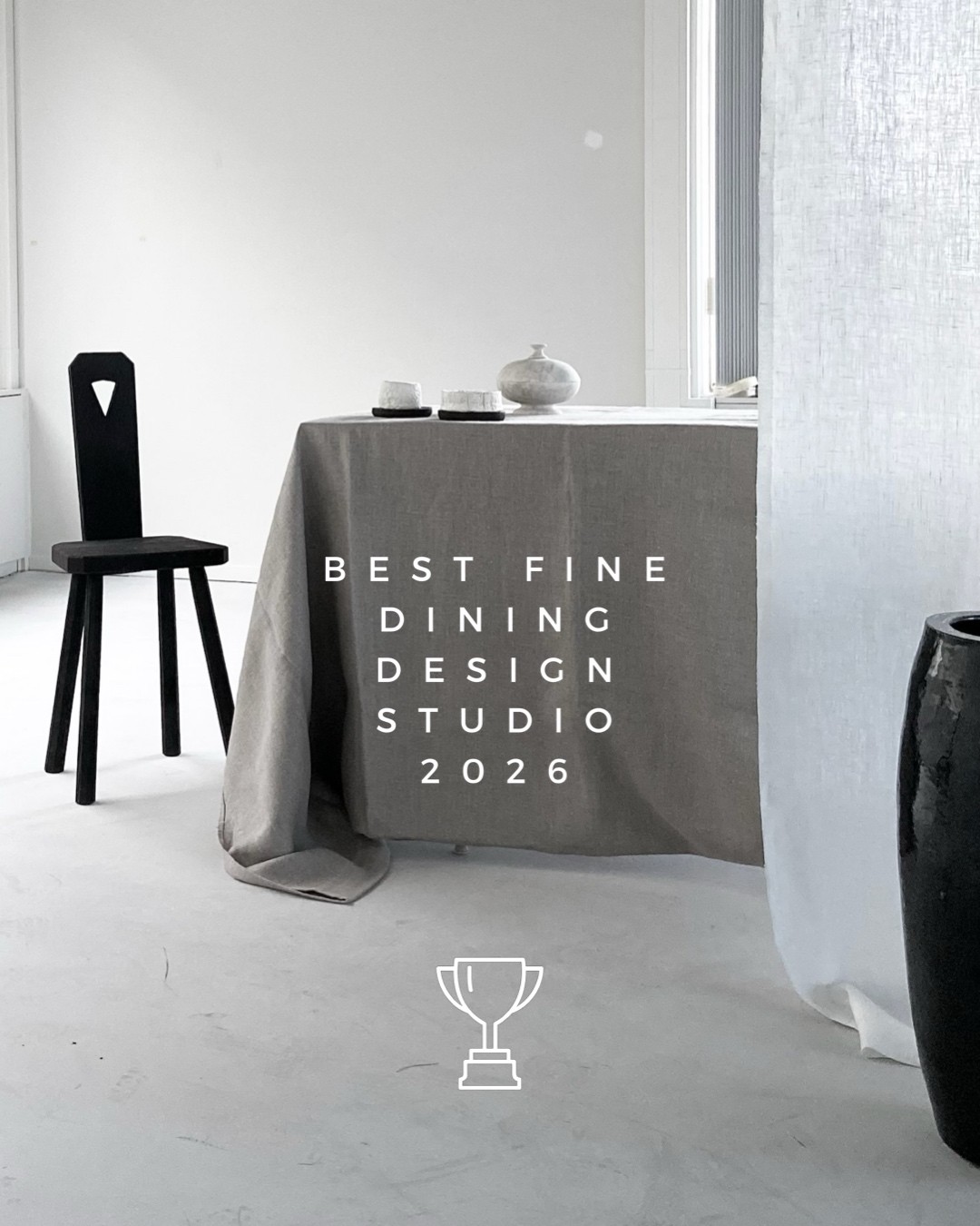Pair photo, LINFIN award announcement hospitality interior