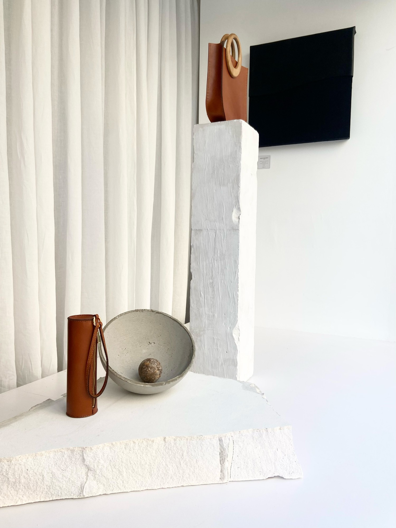 Sculpture on a plinth in LINFIN Gallery Boutique