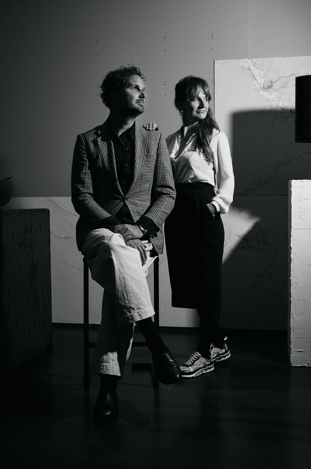 LINFIN founders in the studio, photographed for the 2026 hospitality design award