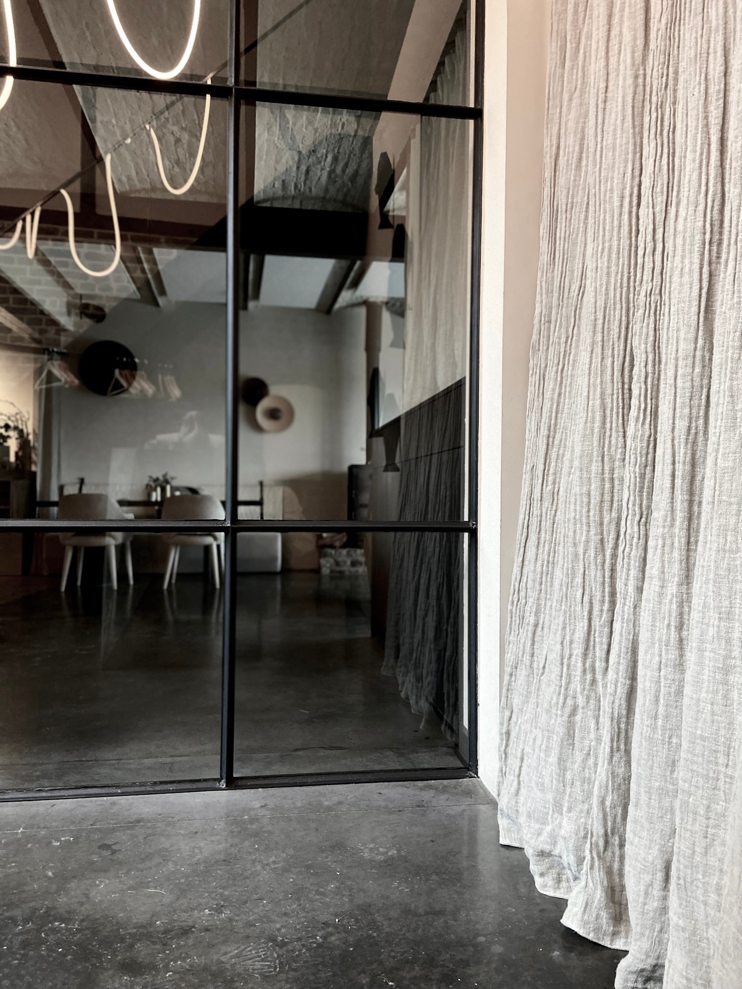 100% linen curtains custom made