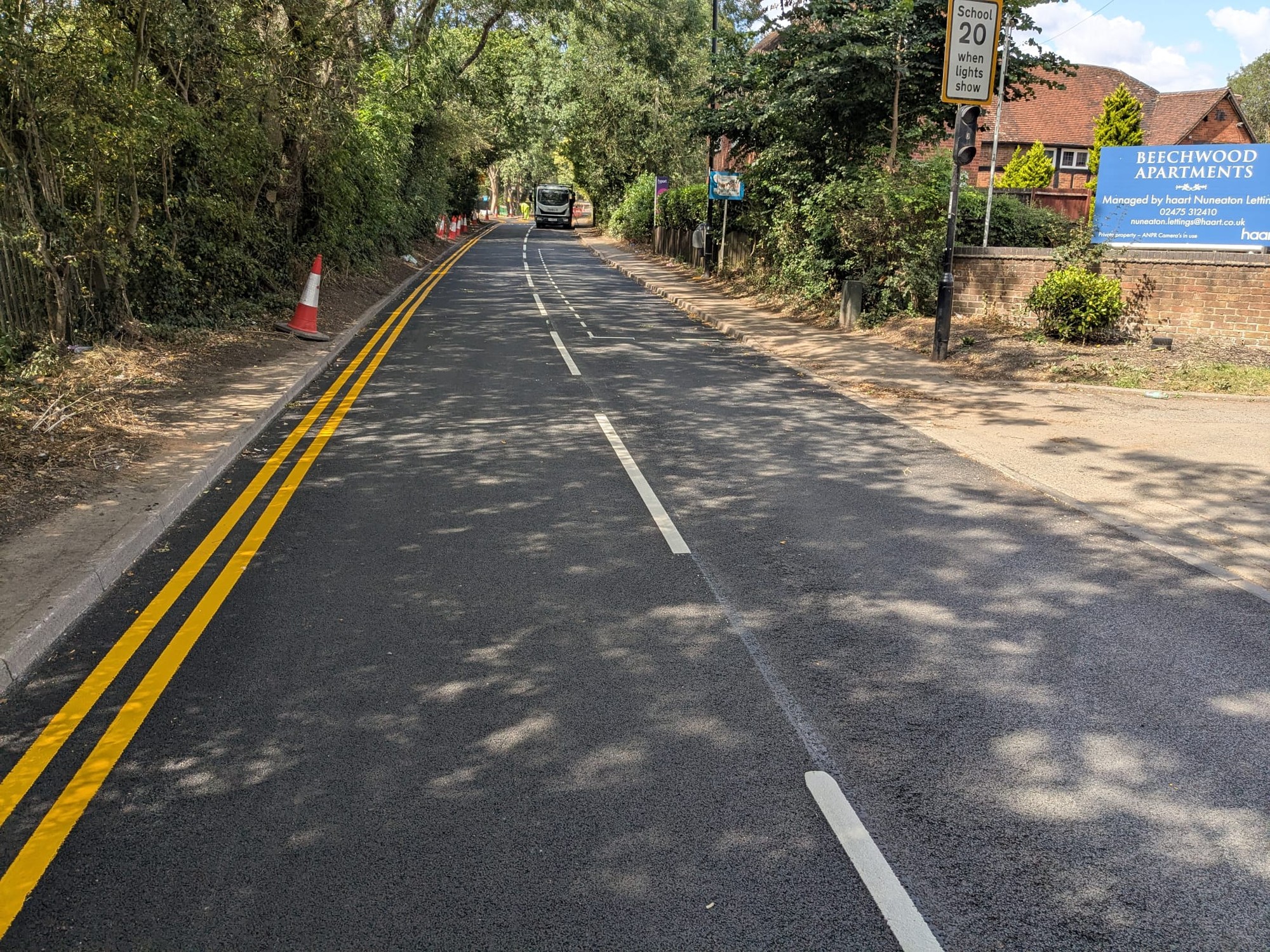 Highway Works, Centre Line, Parking Bays, Double Yellow LIne, Coventry-1