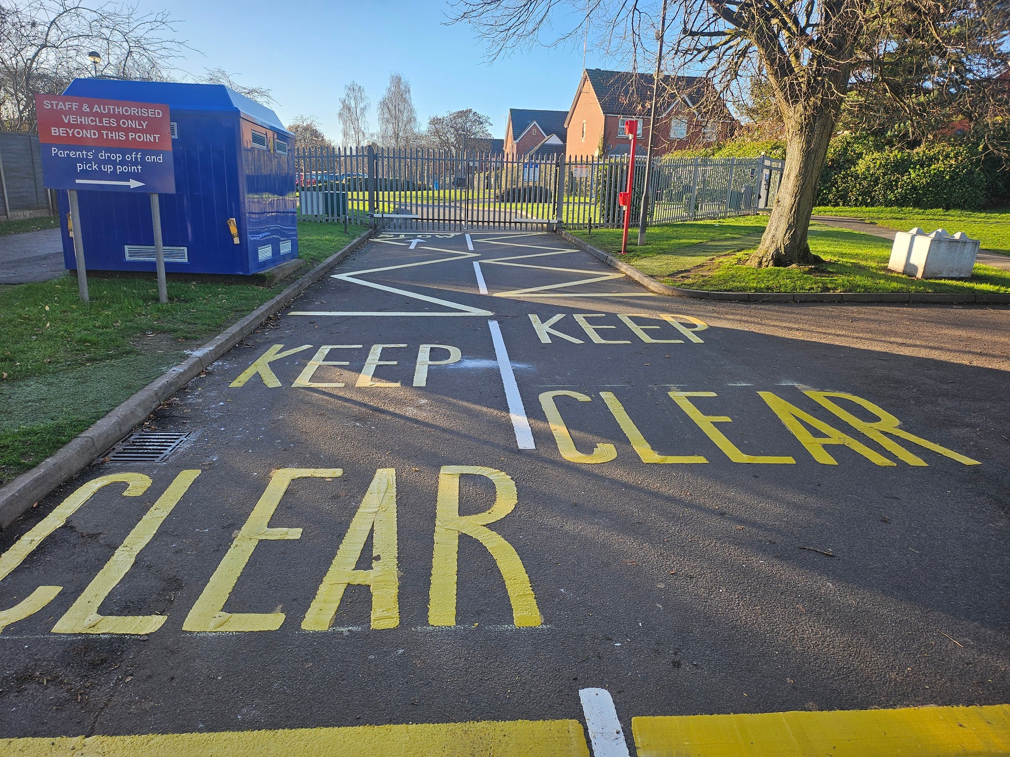 Zig zags, Speed Hump, Keep Clear Markings, Coventry 2
