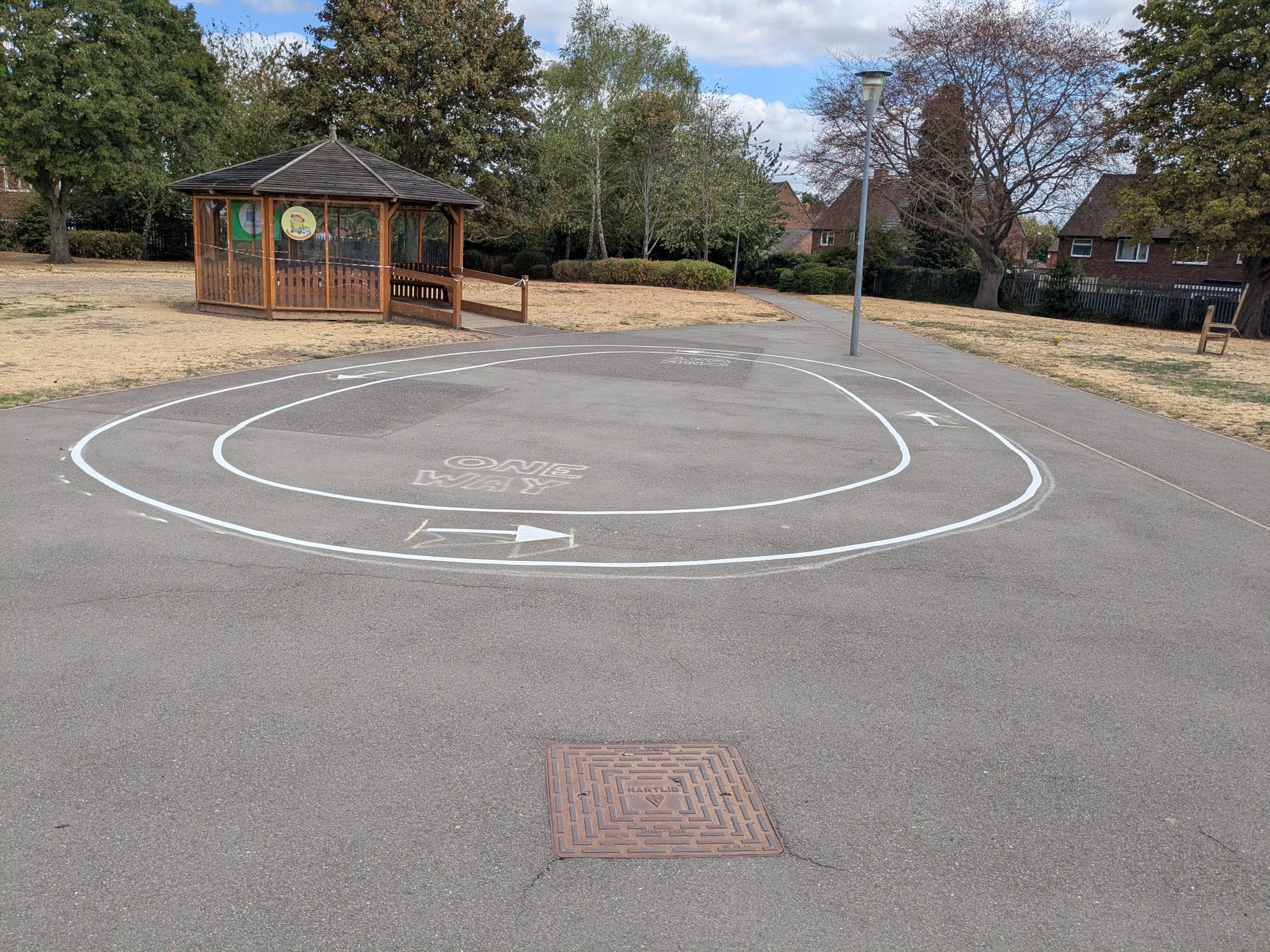 School Playground, Scooter Track-1, worcestershire