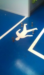 Factory floor, safety walkways-3, west midlands