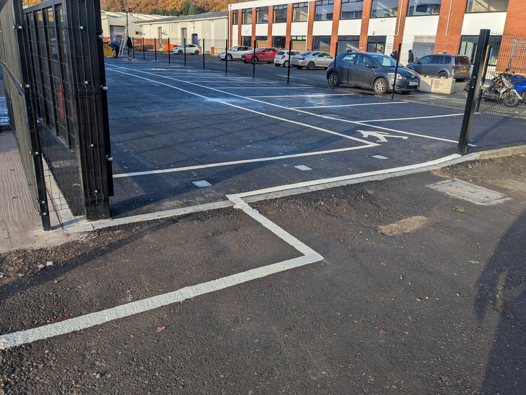 Parking & Pedestrian Walkways