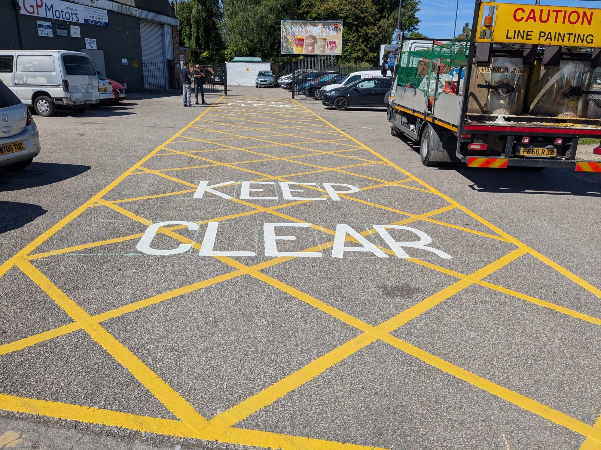 Hatching & Keep Clear Marking, Leicester-2