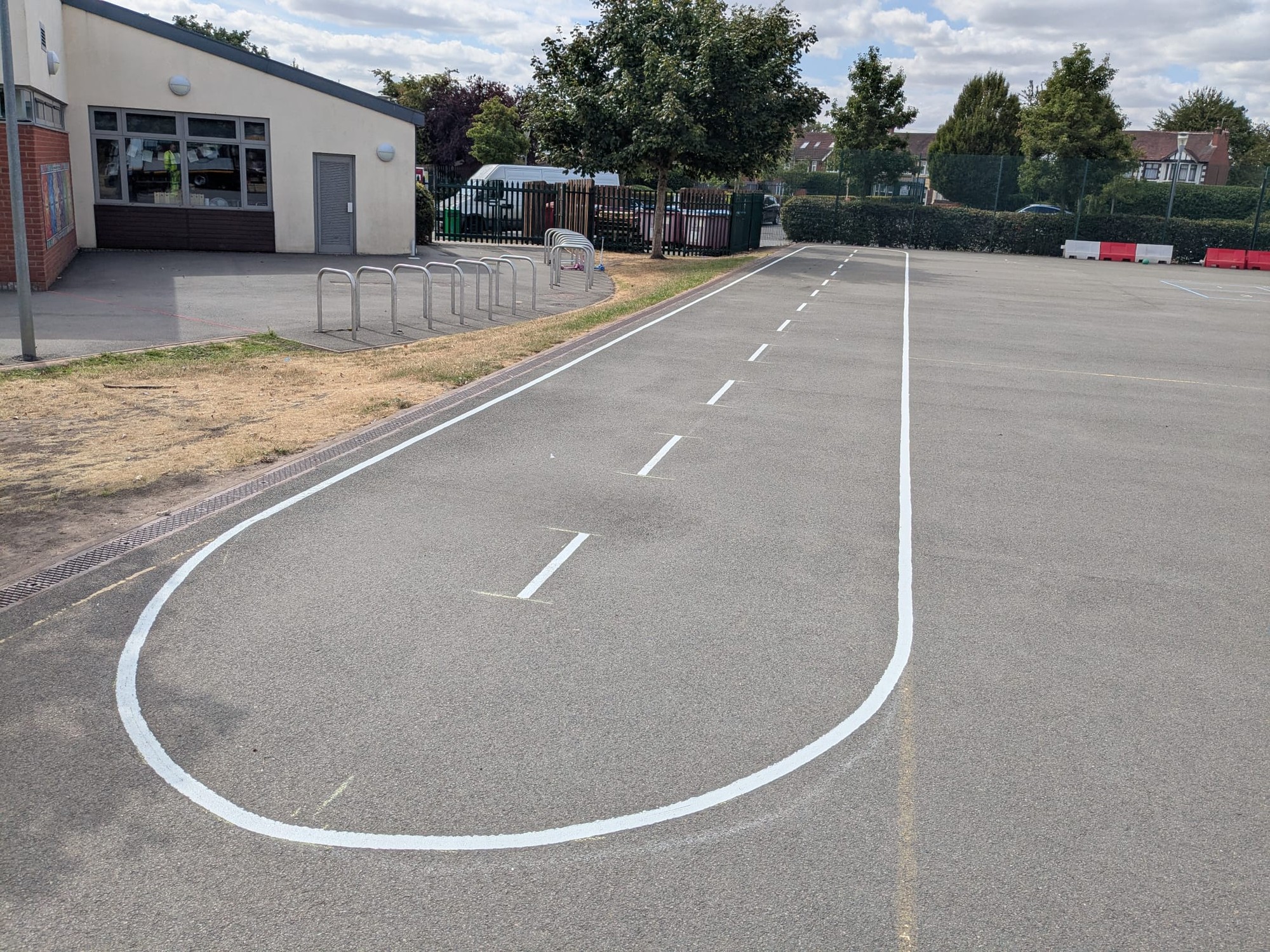 School Playground, Scooter Track, worcestershire