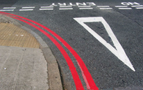 Red Route, Give Way, no entry, east midlands