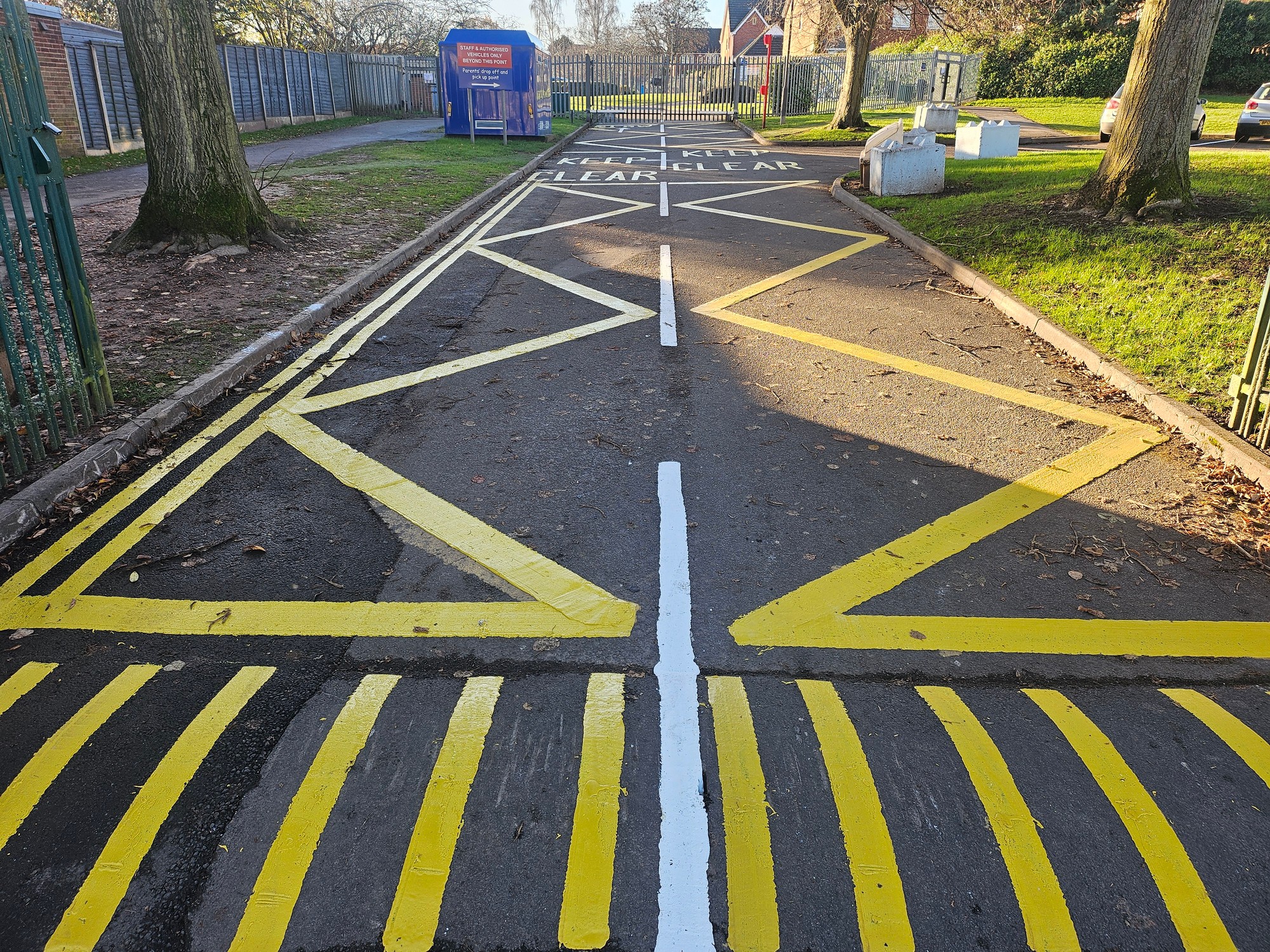 Zig zags, Speed Hump, Keep Clear Markings, Coventry 1