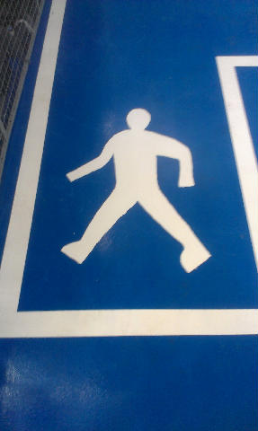 Factory floor, safety walkways, west midlands