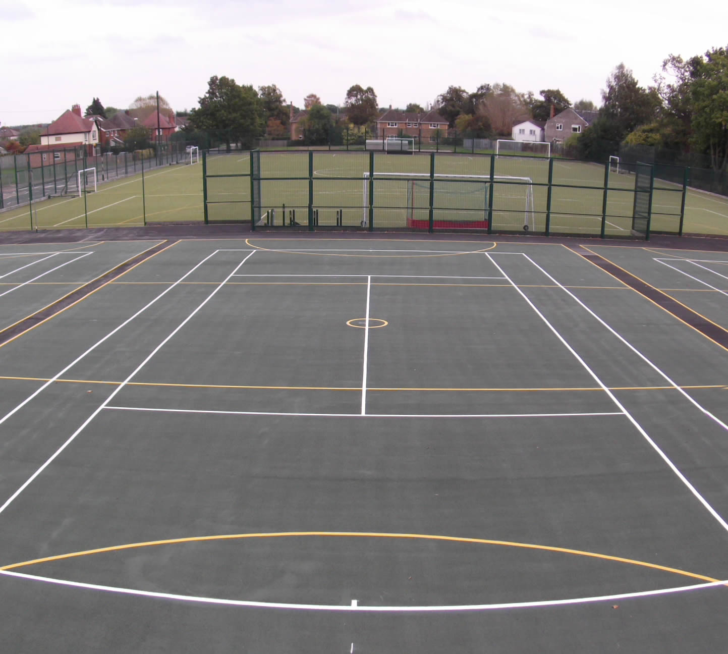 Multi utility games arena - Anti slip floor coating