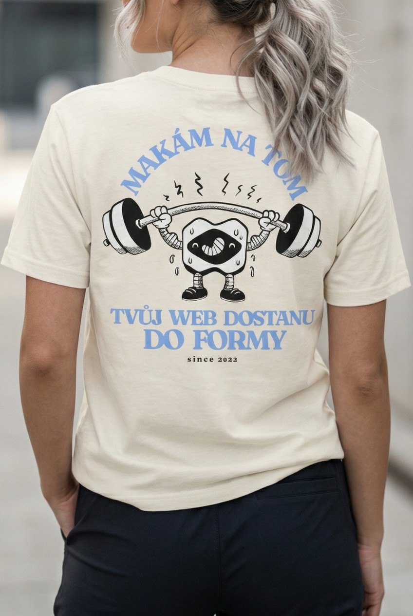 Casual Lifter Tee – Cream - Back