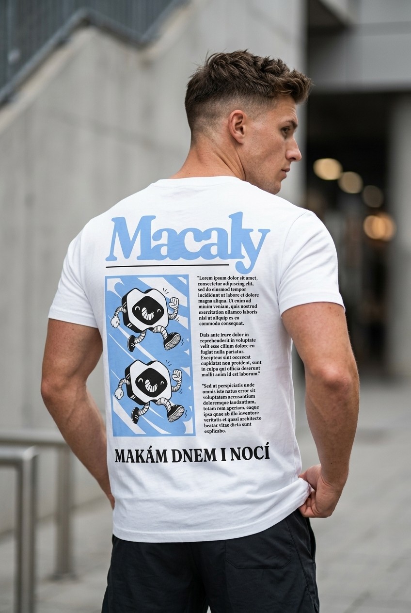 Cool Runner Tee – White - Back