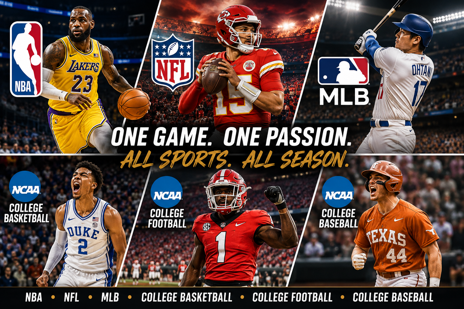 YFI Cable TV sports coverage featuring basketball, football and baseball