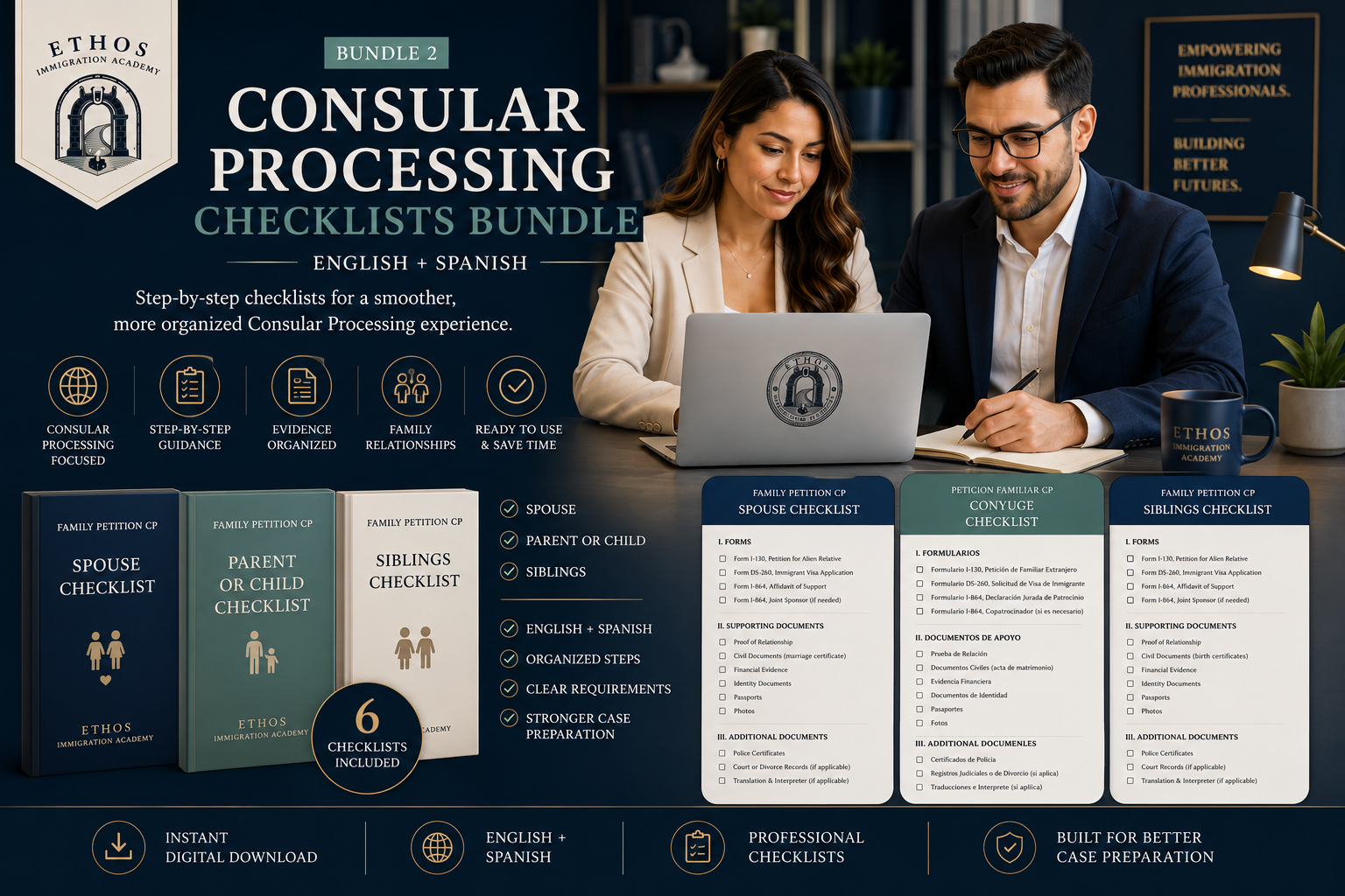 Consular Processing Checklists Bundle — Ethos Immigration Academy