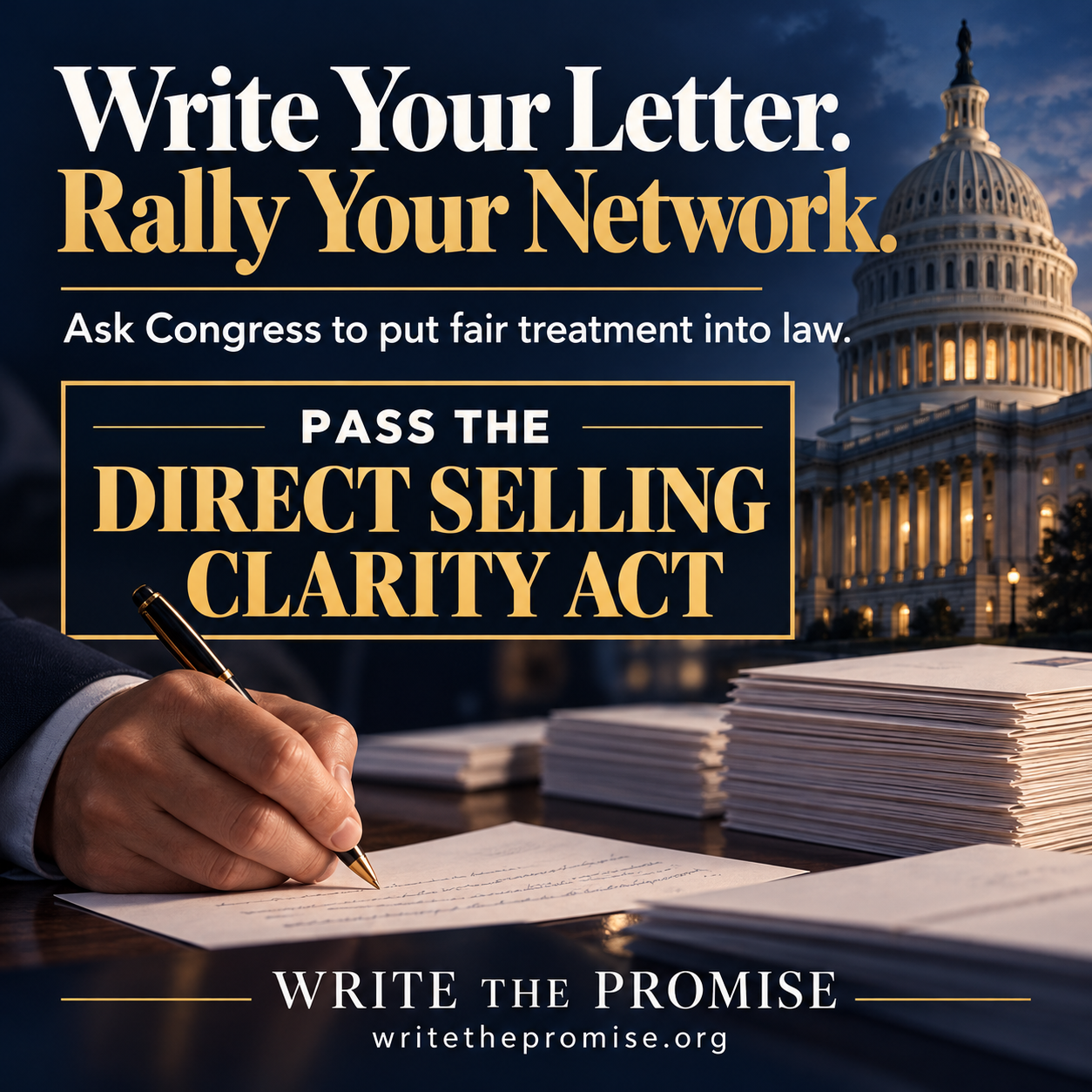 Post 13: Write Your Letter. Rally Your Network.