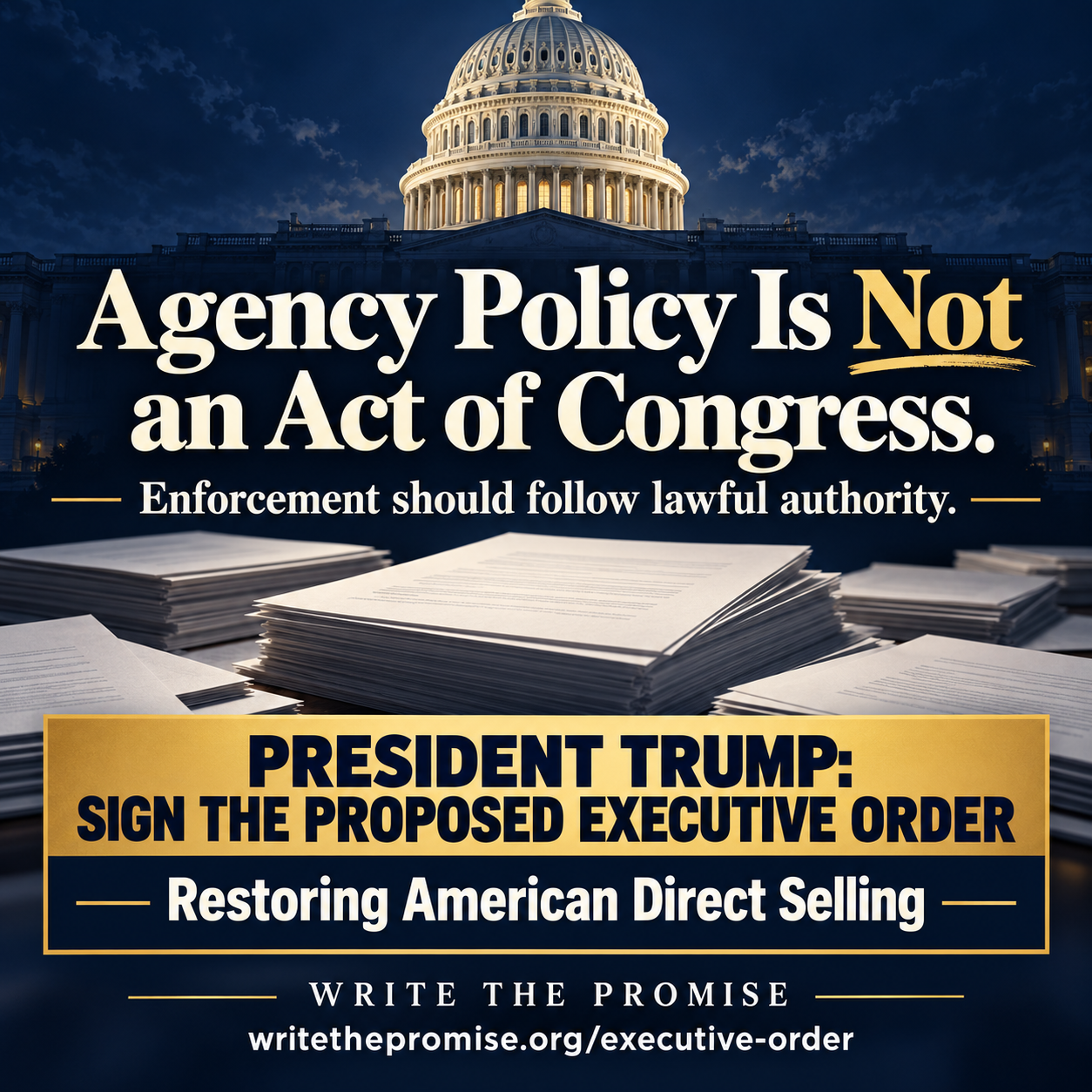 Post 22: Agency Policy Is Not an Act of Congress