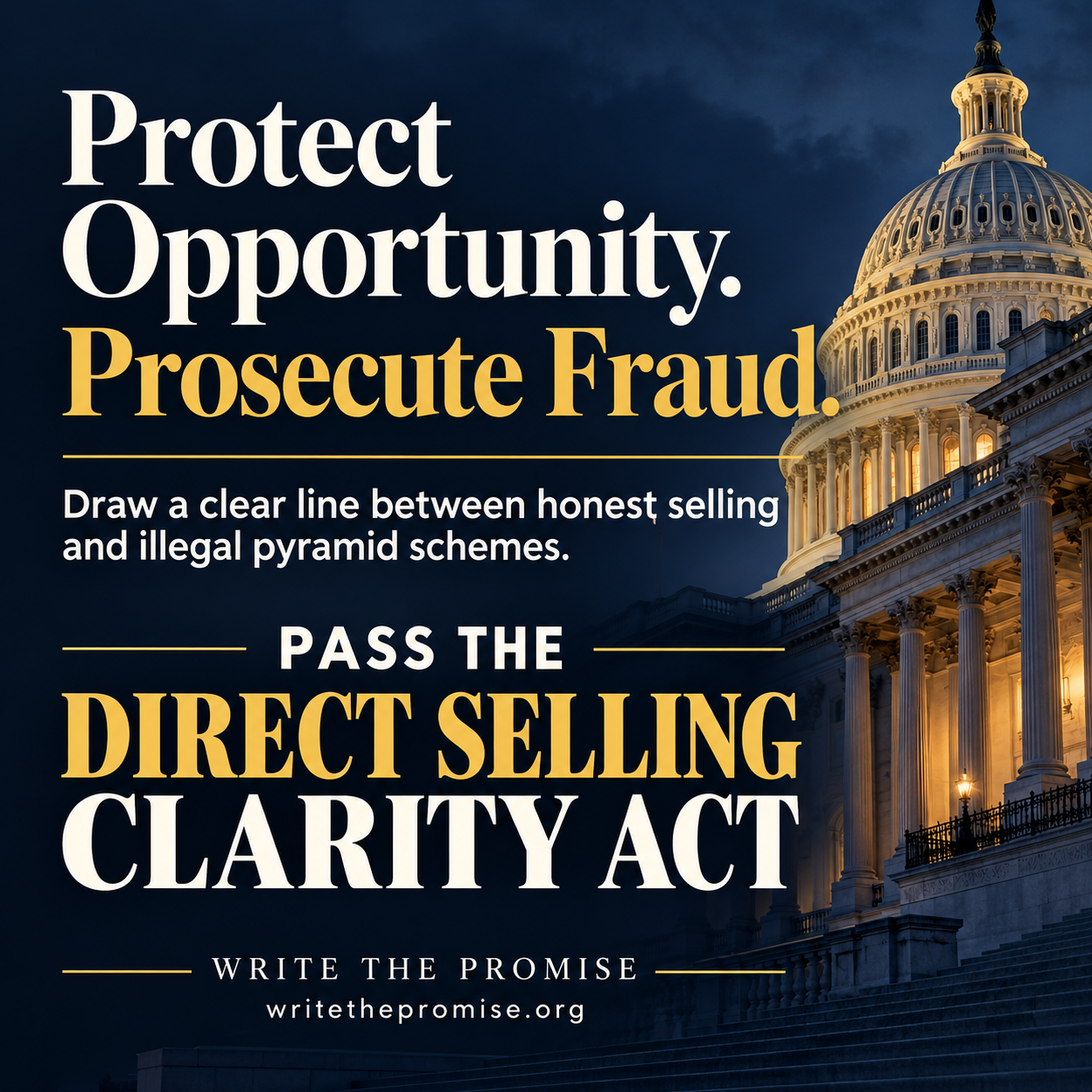 Post 05: Protect Opportunity. Prosecute Fraud.