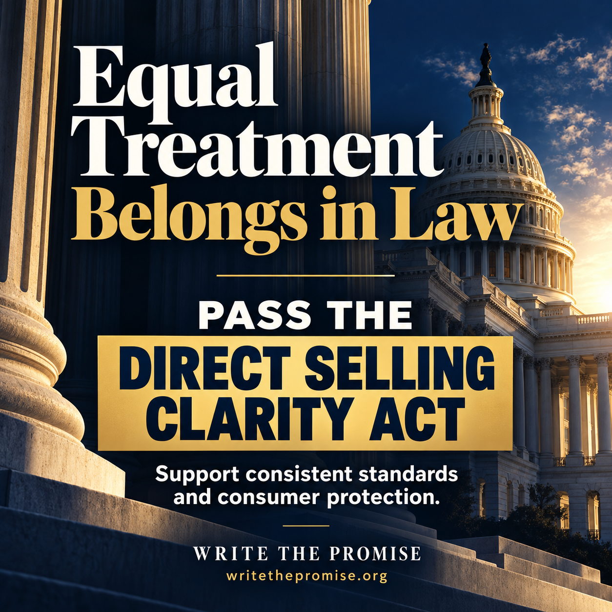 Post 20: Equal Treatment Belongs in Law