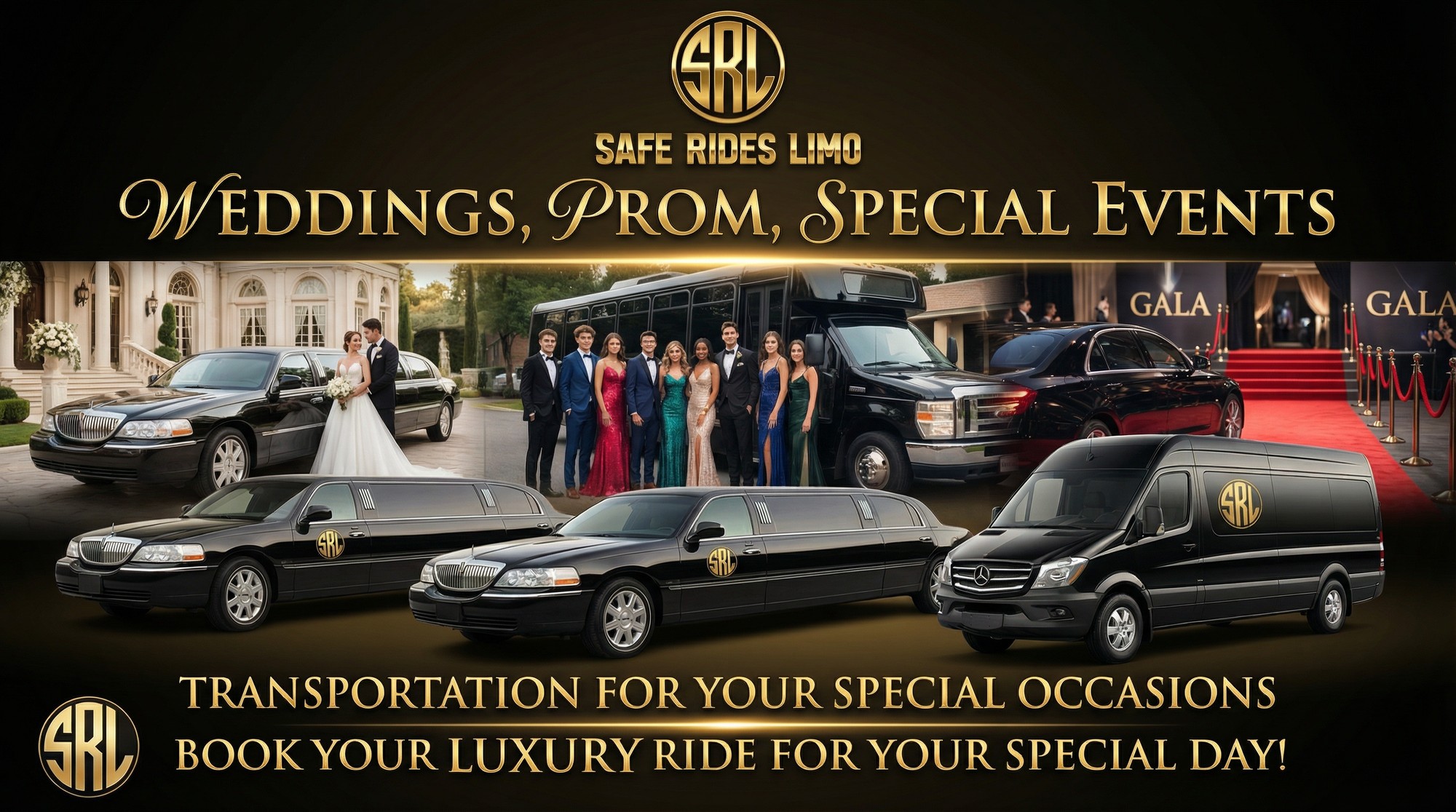 Safe Rides Limo - Weddings, Prom, Special Events Transportation