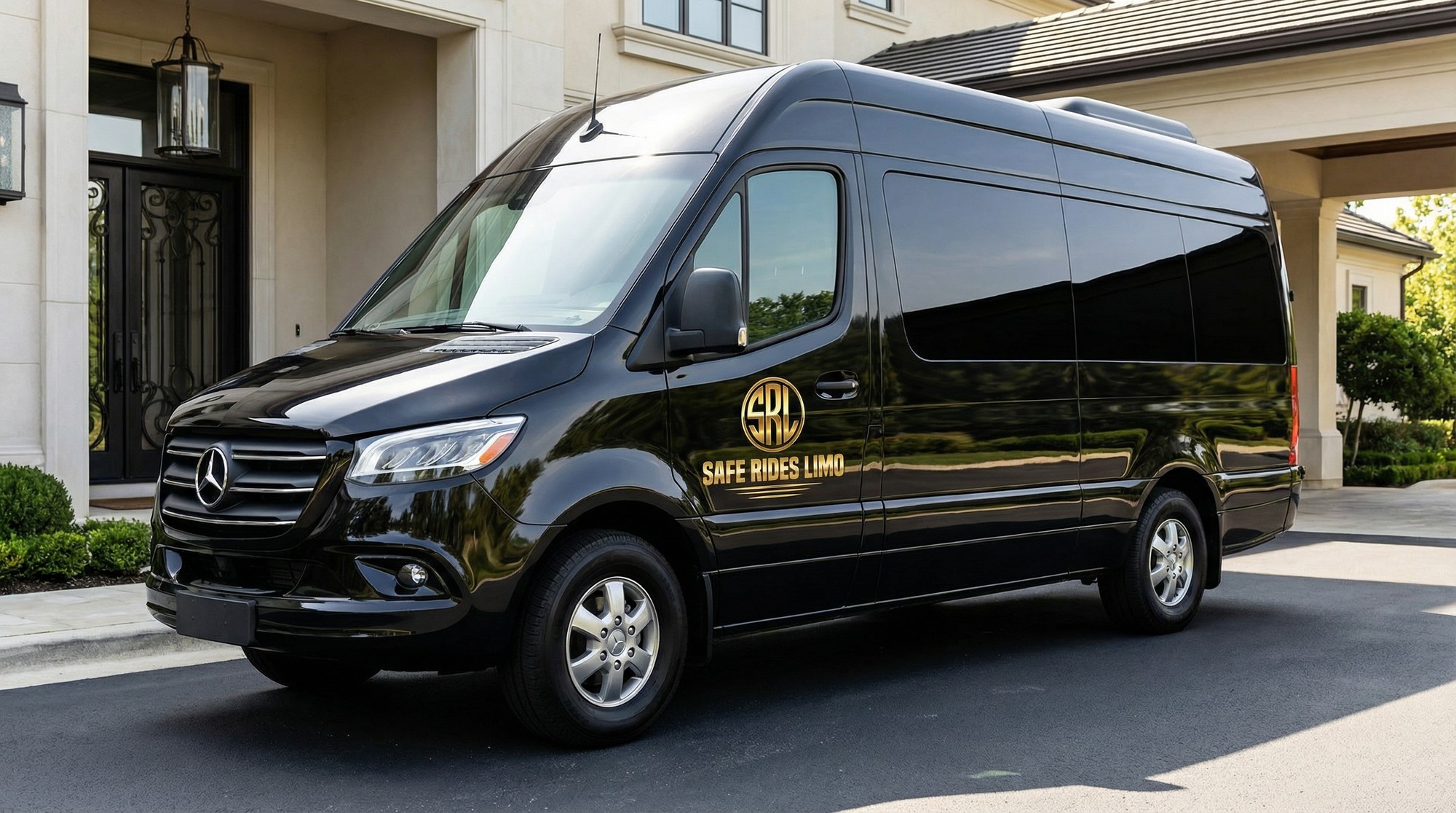 Safe Rides Limo Mercedes Sprinter Van