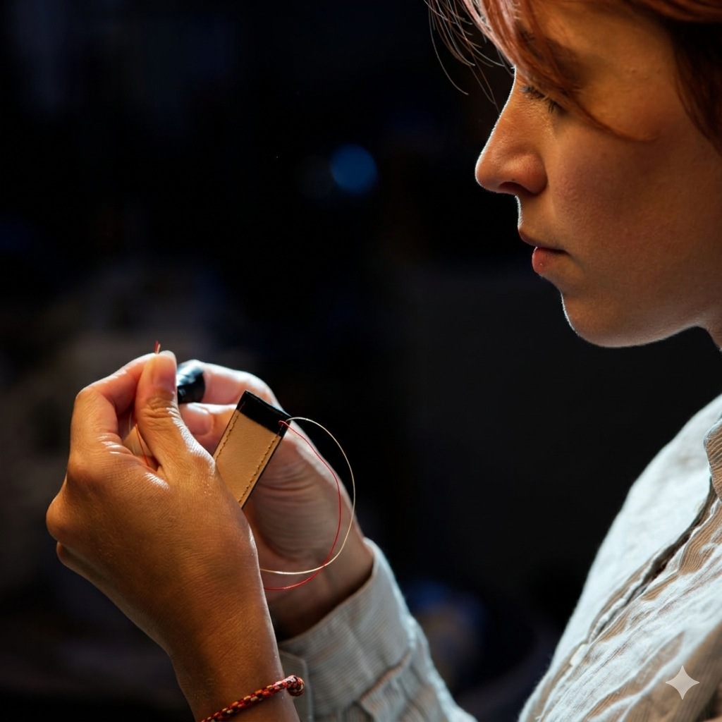 Ruční práce s koženými materiály