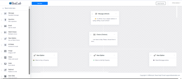 No-Code Visual Builder
