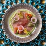 Elegant seafood presentation