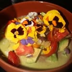 Beautifully plated tasting course