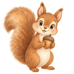 Maskot třídy Veverky