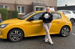 Mia Jones passed their driving test