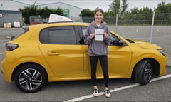 Maya Seguin passed their driving test