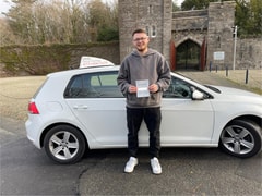 David Roberts passed their driving test