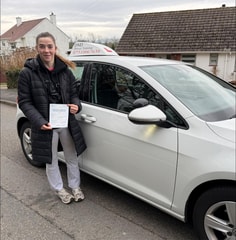 Catrin Griffith passed their driving test