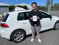 Isaiah Cris Locsin passed their driving test