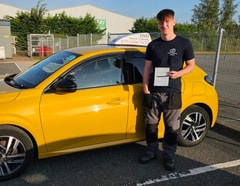 Daniel Jones passed their driving test