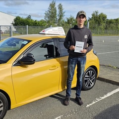 Robert Caulfield passed their driving test
