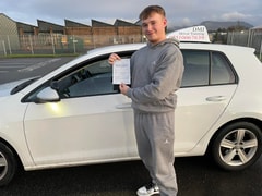 Jacob Roberts passed their driving test