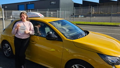 Sabah Bashir passed their driving test
