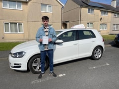 Lloyd Davies passed their driving test