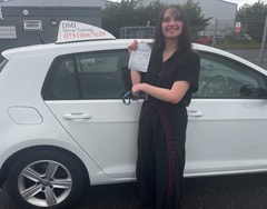 Madison passed their driving test